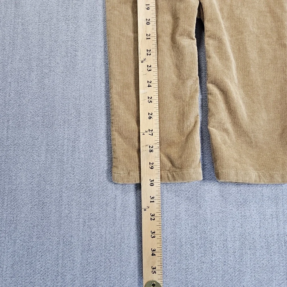 Ralph Lauren Corduroy Coverall Brown 24M‎ One-Piece Long Sleeve Button Patch